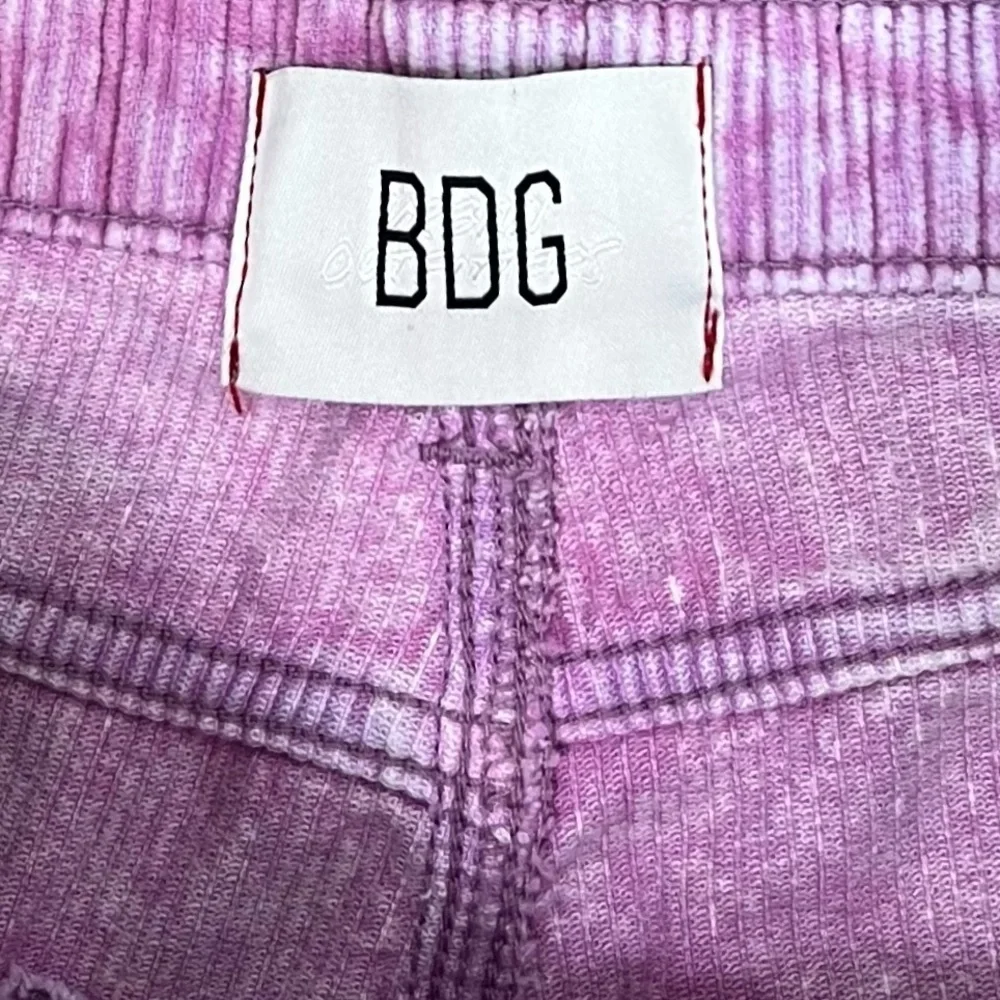 BDG High & Wide High Rise Ankle Wide Leg Corduroy Pants in Pink